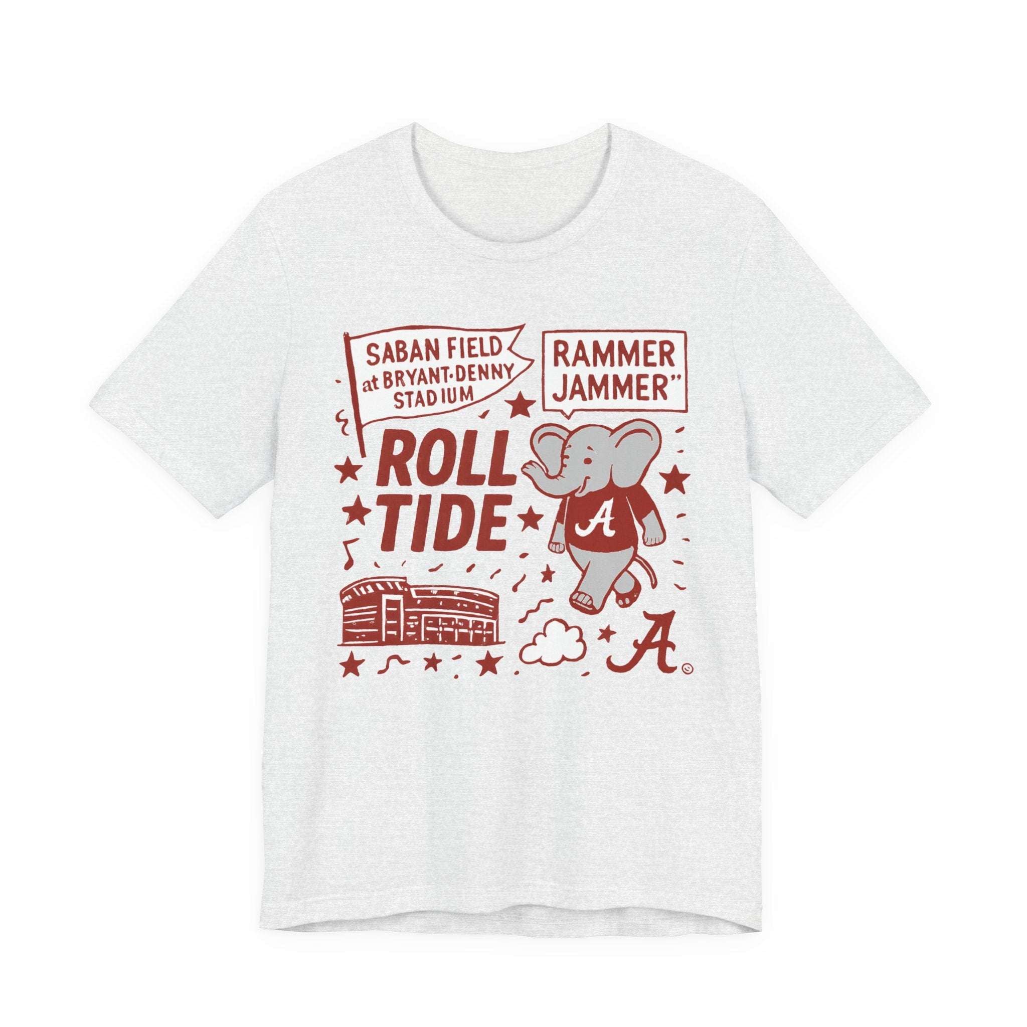 “Alabama Bryant Denny Crimson Tide Roll Tide T-Shirt –.