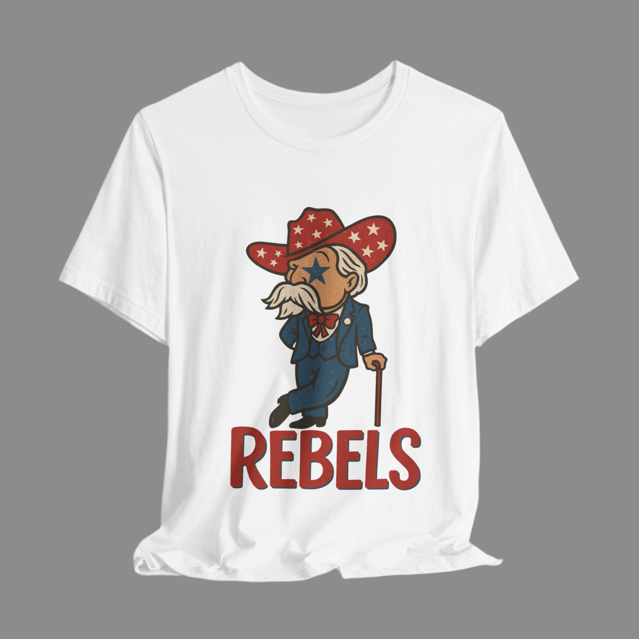Ole Miss Rebels Vintage Mascot T-Shirt.
