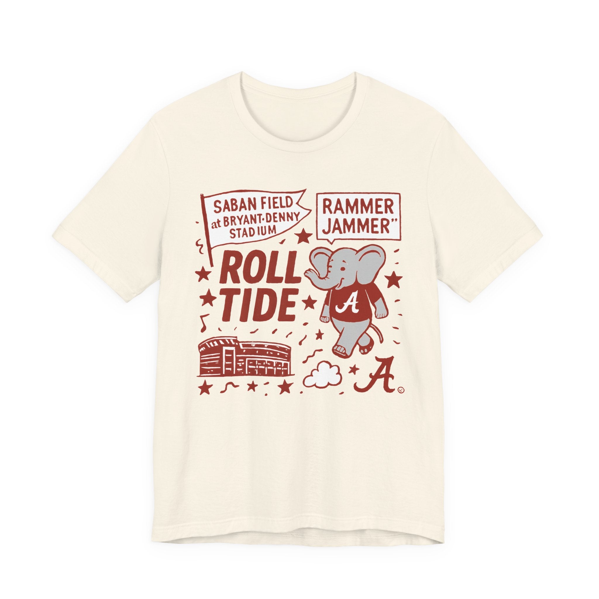 “Alabama Bryant Denny Crimson Tide Roll Tide T-Shirt –.