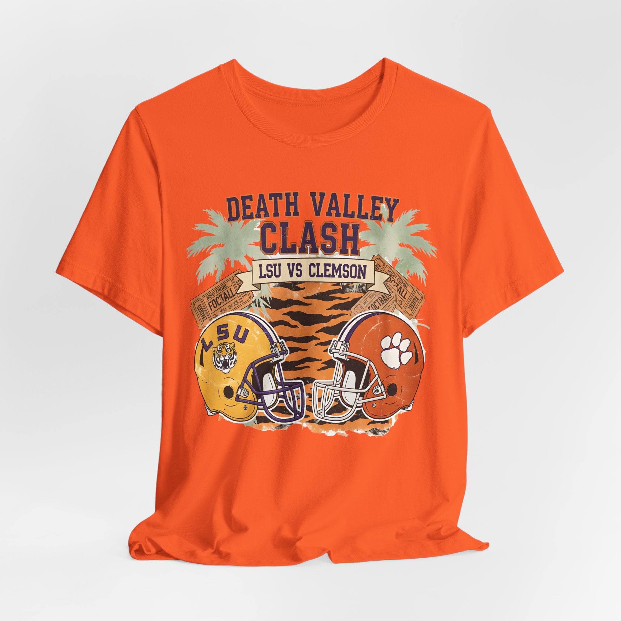 College Football Tee - Death Valley Clash LSU vs Clemson Gameday Shirt