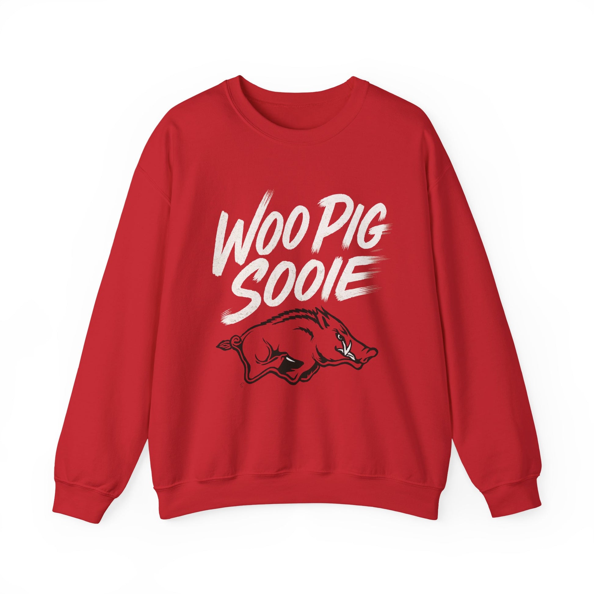 Unisex Arkansas gameday sweatshirt for men and women, perfect for Fayetteville tailgates