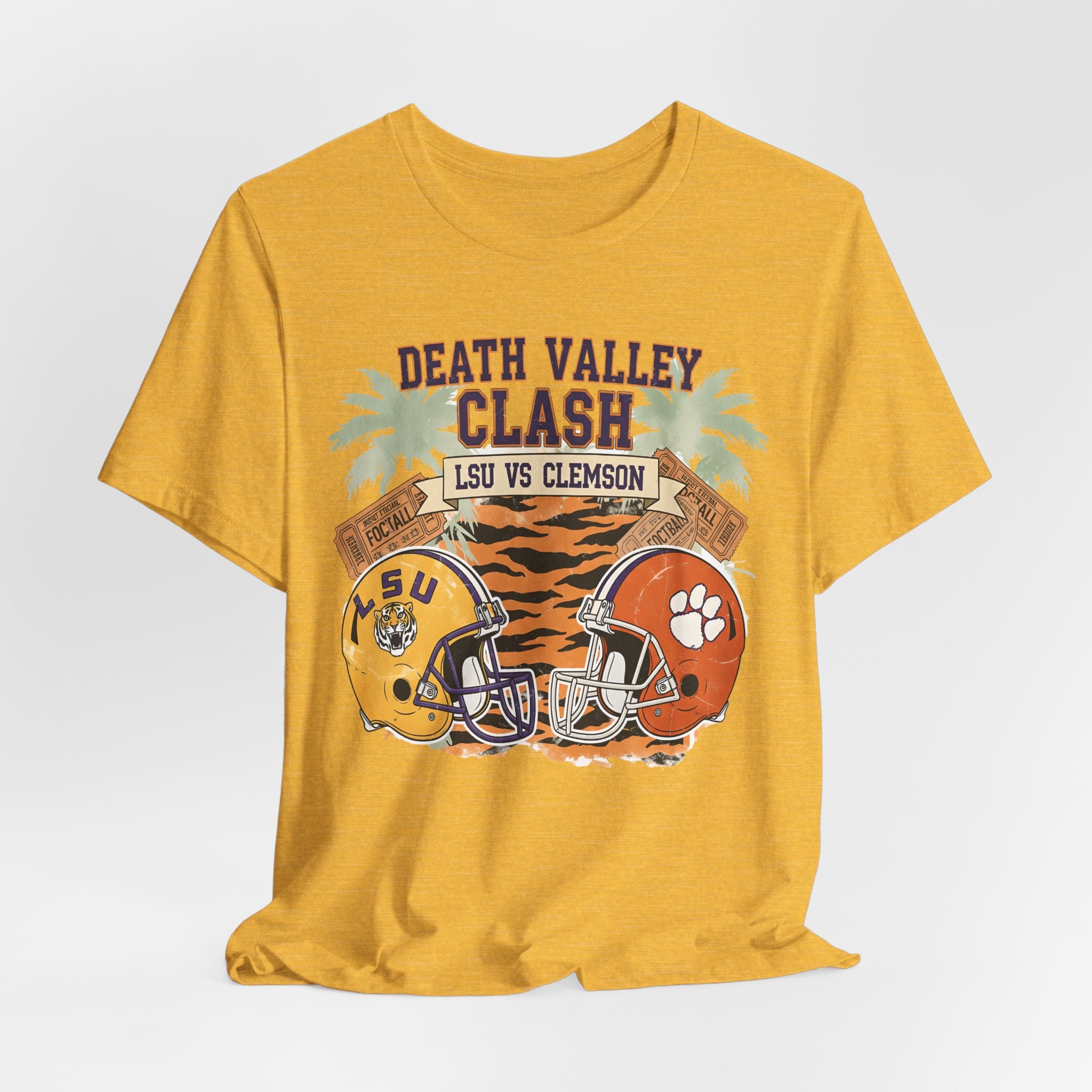 College Football Tee - Death Valley Clash LSU vs Clemson Gameday Shirt