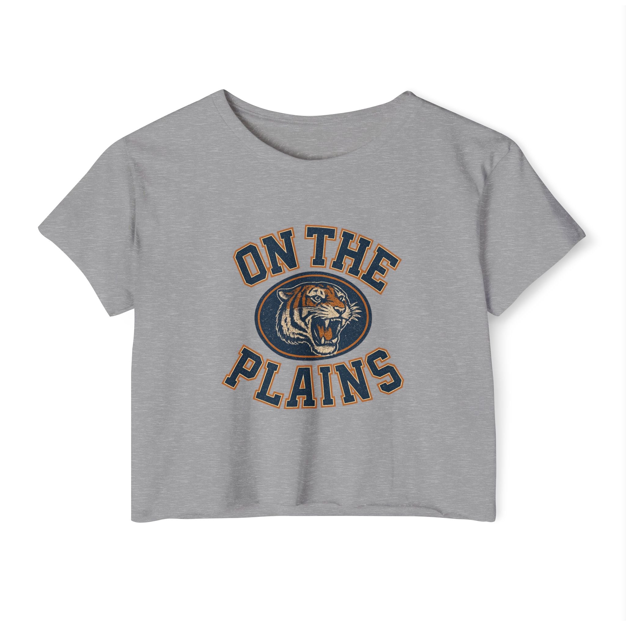 Crop Top Tee - Women's Auburn Tigers on the Plains