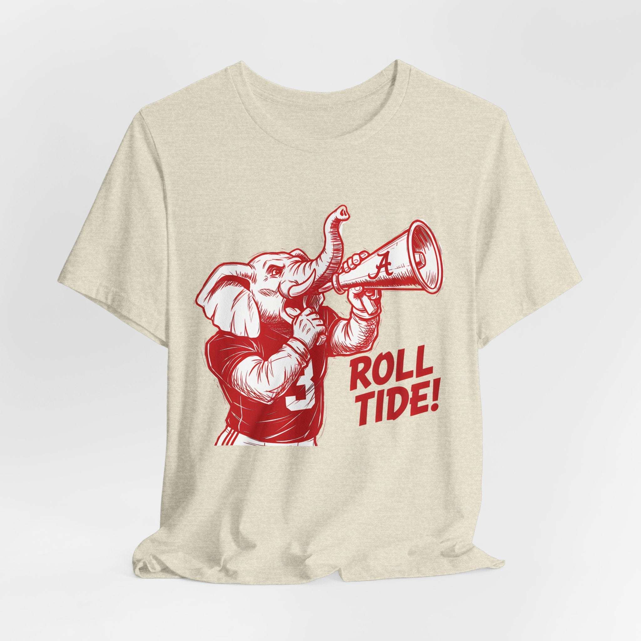 “Alabama Crimson Tide Roll Tide T-Shirt – Vintage Elephant Mascot Game Day Shirt”.