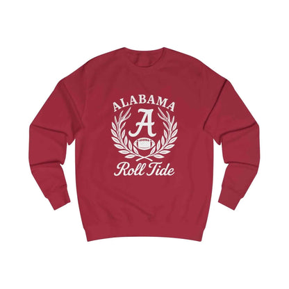 Crimson red Alabama Crimson Tide Roll Tide sweatshirt with laurel wreath and football graphic – Antler & Ivy