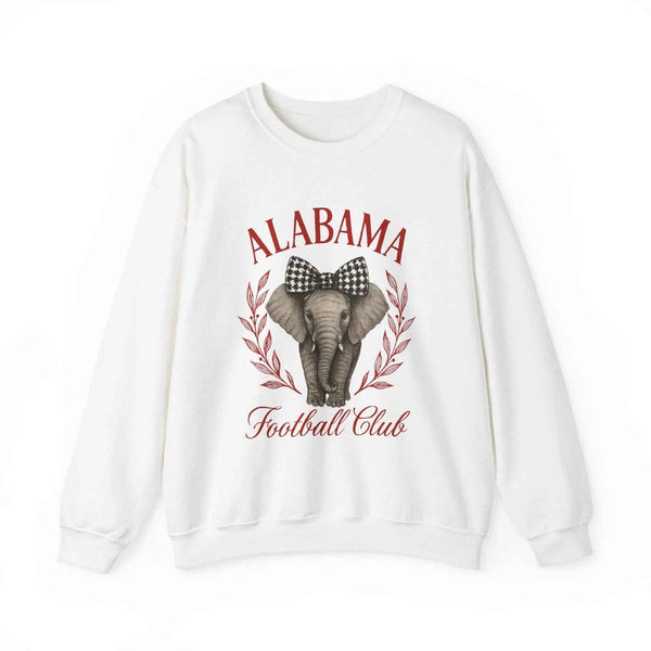 Alabama Crimson Tide Roll Tide sweatshirt with Big Al mascot and Bryant-Denny Stadium