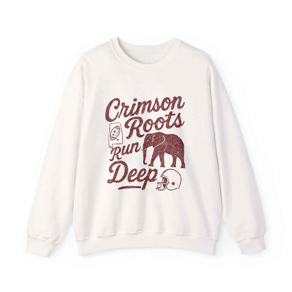 Crimson Roots Run Deep Alabama Sweatshirt