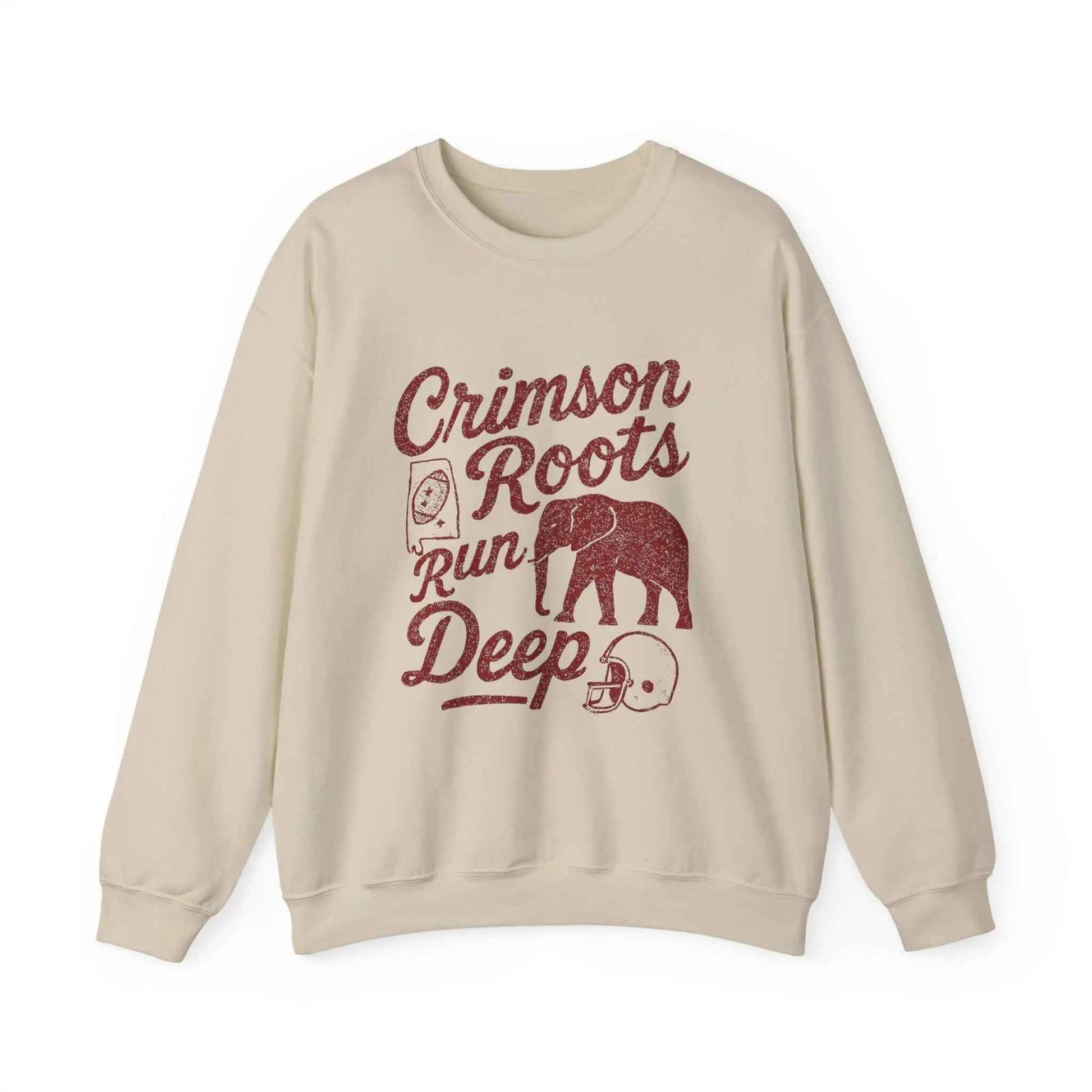 Crimson Roots Run Deep Alabama Sweatshirt