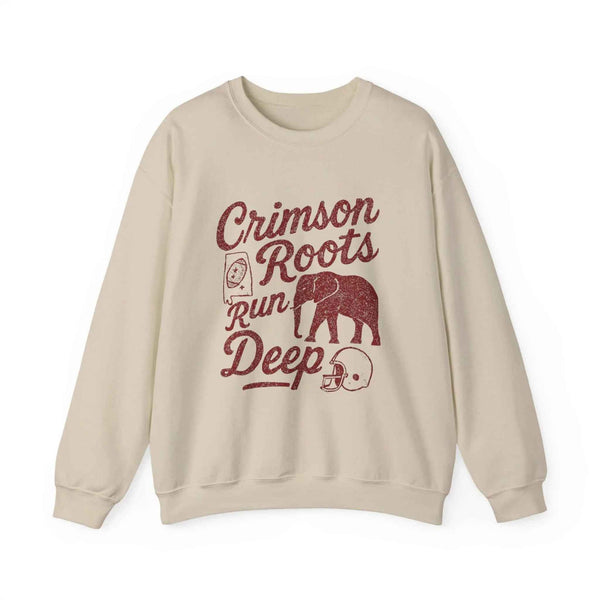 Crimson Roots Run Deep Alabama Sweatshirt