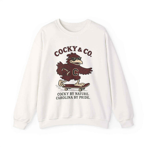 South Carolina Cocky & Co. Vintage Skateboarding Sweatshirt