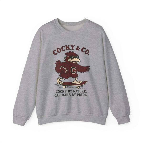 South Carolina Cocky & Co. Vintage Skateboarding Sweatshirt