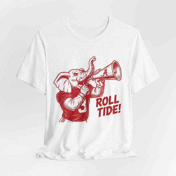 “Alabama Crimson Tide Roll Tide T-Shirt – Vintage Elephant Mascot Game Day Shirt”