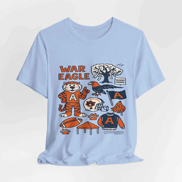 Aubie Mascot & Toomer’s Corner Game Day Shirt”