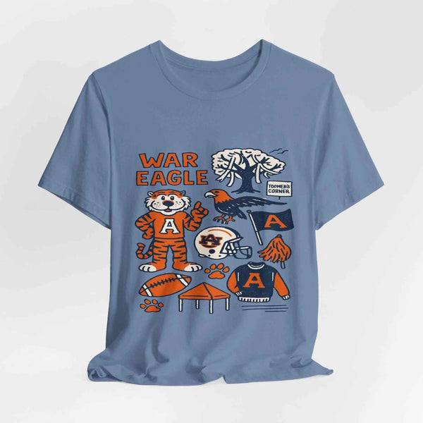 Aubie Mascot & Toomer’s Corner Game Day Shirt”