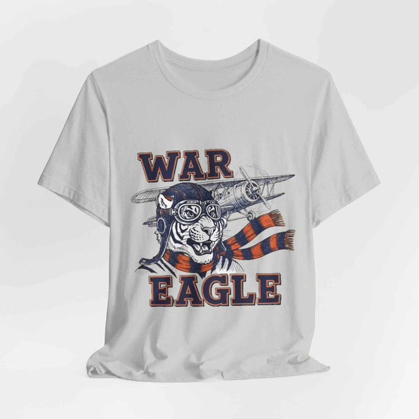 Gray vintage War Eagle Auburn Tshirt 
