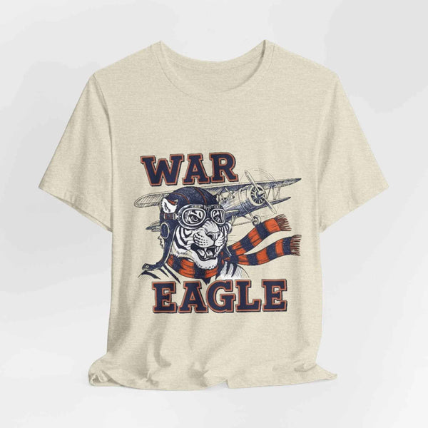 Natural vintage War Eagle Auburn Tshirt 
