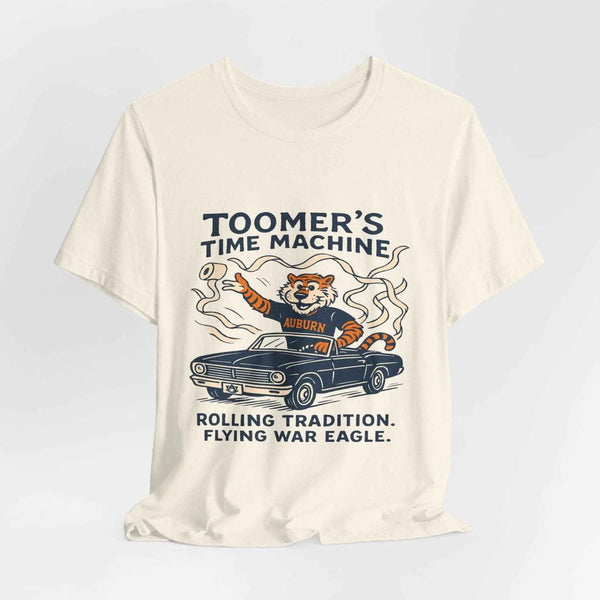 “Auburn Tigers Toomer’s Time Machine T-Shirt – War Eagle Rolling Tradition Shirt”