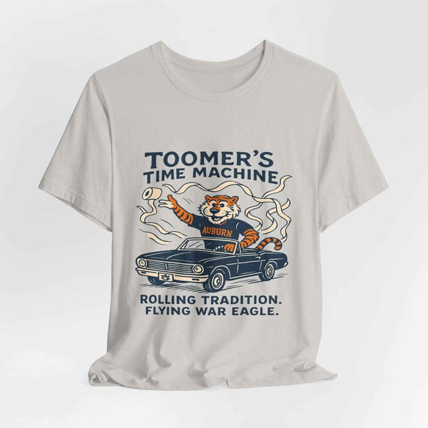 “Auburn Tigers Toomer’s Time Machine T-Shirt – War Eagle Rolling Tradition Shirt”