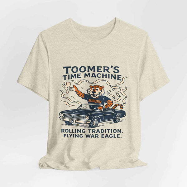 “Auburn Tigers Toomer’s Time Machine T-Shirt – War Eagle Rolling Tradition Shirt”