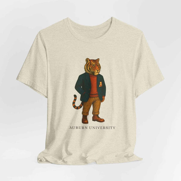 “Auburn University Preppy Tiger T-Shirt – Vintage Old Money Aubie Game Day Shirt”