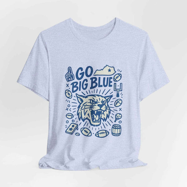 Kentucky Wildcats “Go Big Blue” T-Shirt – SEC Football Game Day Unisex Graphic Tee