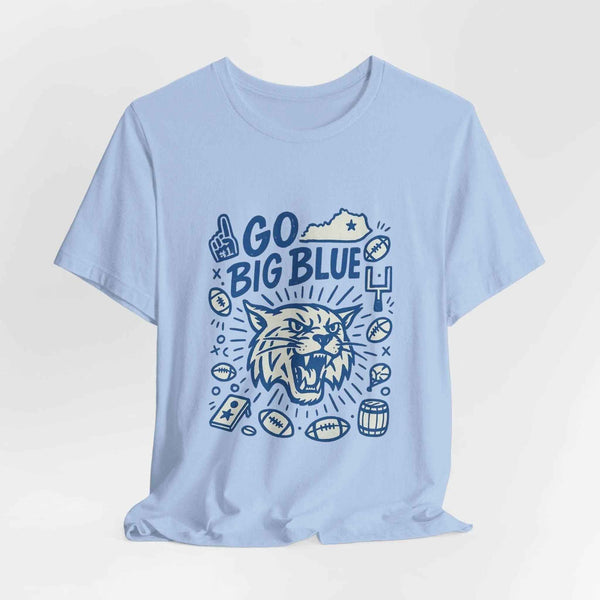 Kentucky Wildcats “Go Big Blue” T-Shirt – SEC Football Game Day Unisex Graphic Tee