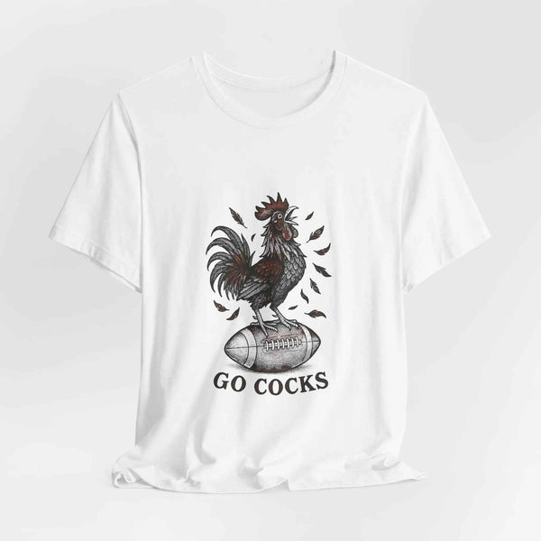 South Carolina Gamecocks T-Shirt – Go Cocks Vintage Football Graphic Tee