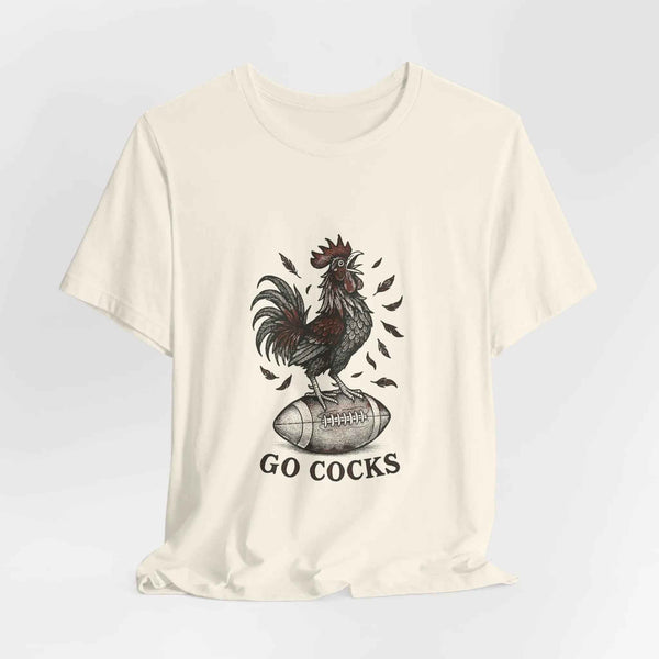 South Carolina Gamecocks T-Shirt – Go Cocks Vintage Football Graphic Tee