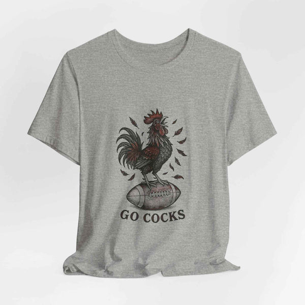 South Carolina Gamecocks T-Shirt – Go Cocks Vintage Football Graphic Tee