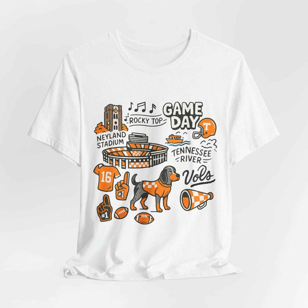 “Tennessee Volunteers Doodle Game Day T-Shirt
