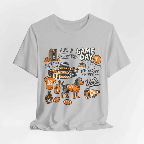 “Tennessee Volunteers Doodle Game Day T-Shirt
