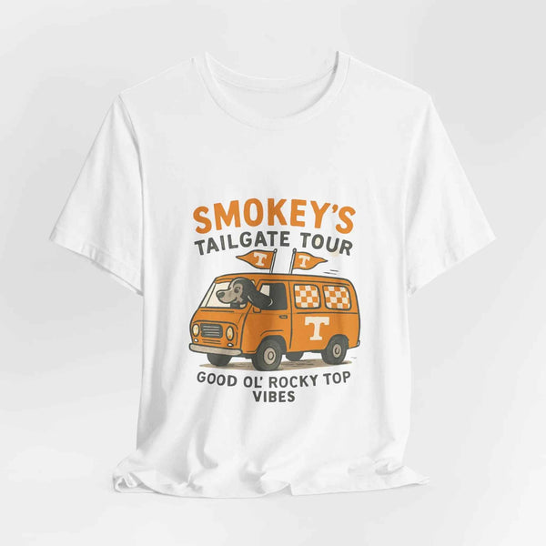 “Tennessee Volunteers Smokey’s Tailgate Tour T-Shirt – Rocky Top Vibes Game Day Shirt”