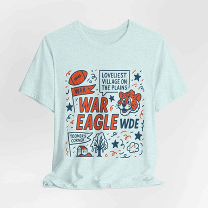 “Auburn Tigers War Eagle Doodle T-Shirt