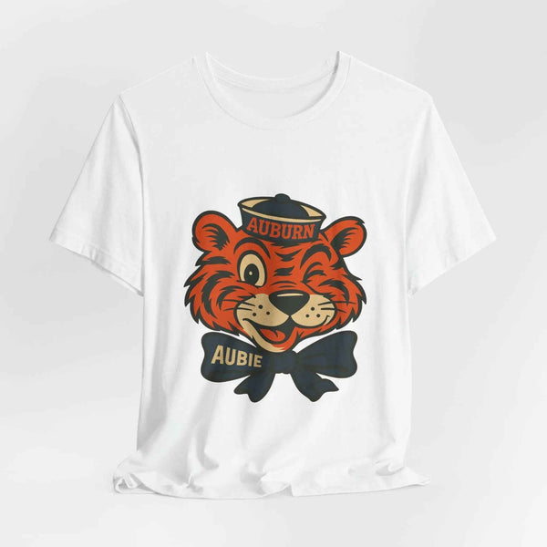 “Auburn Tigers Aubie T-Shirt – Vintage Mascot Bow Game Day Shirt”