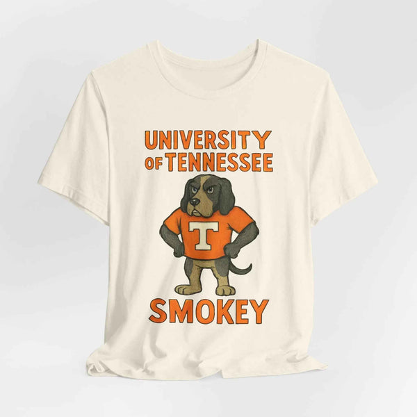 Tennessee Volunteers Smokey vintage mascot t-shirt – orange and white SEC game day apparel
