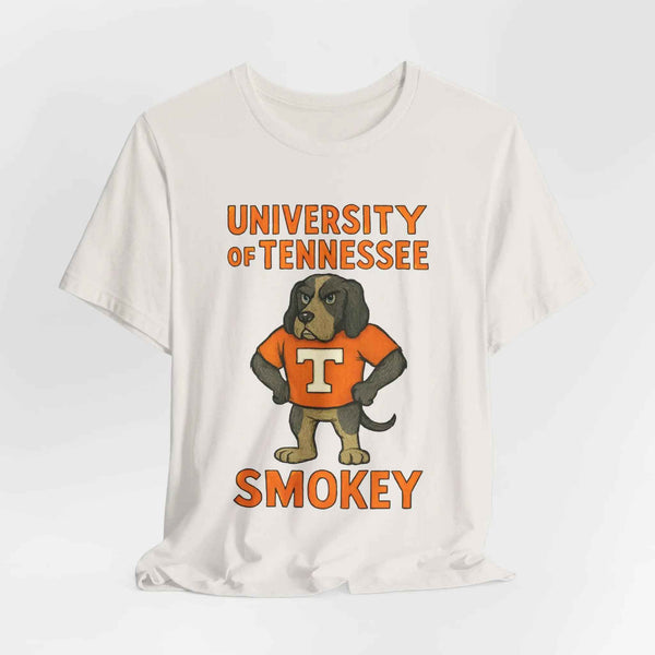 Tennessee Volunteers Smokey vintage mascot t-shirt – orange and white SEC game day apparel
