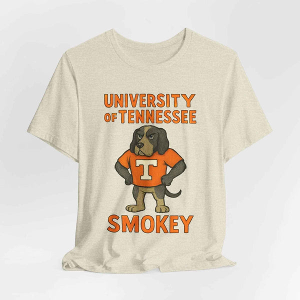 Tennessee Volunteers Smokey vintage mascot t-shirt – orange and white SEC game day apparel
