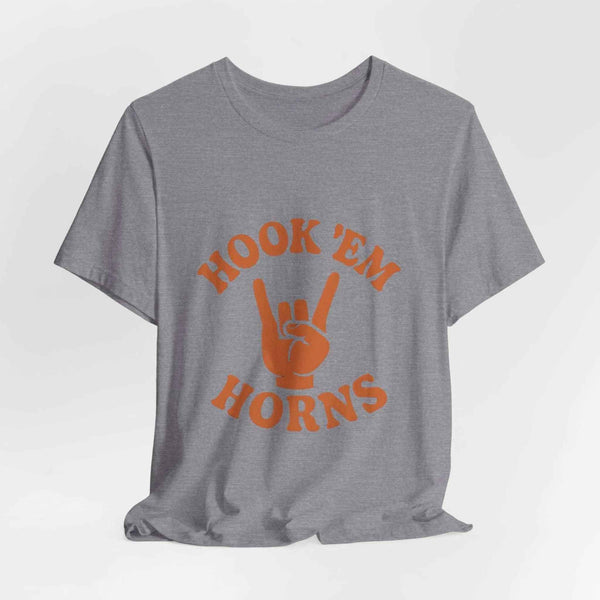 “Texas Longhorns Hook ’Em Horns T-Shirt – University of Texas Game Day Shirt”