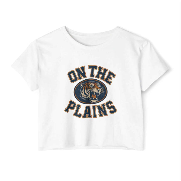 On The Plains Auburn Crop Top Tee - Women's Auburn Tigers on the Plains