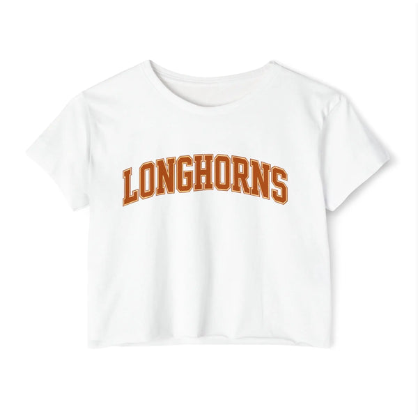 Crop Top - Women’s Texas Longhorn Graphic Tee - Antler & Ivy