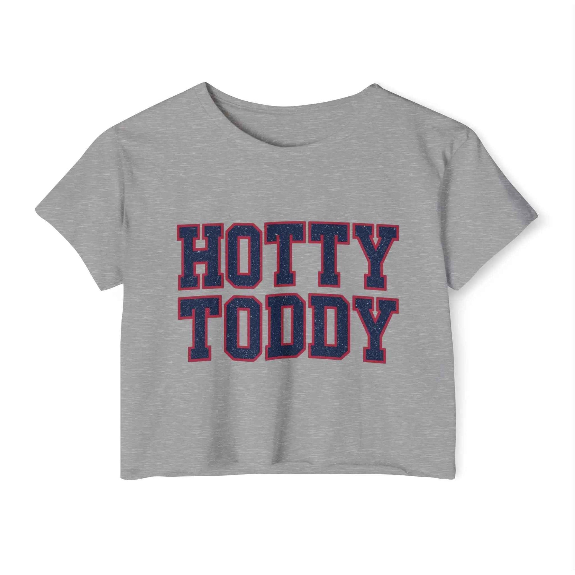 Women's Festival Crop Top - Hotty Toddy, Summer Tee, Concert Shirt, Party Top, Casual Wear, Gift for Her
