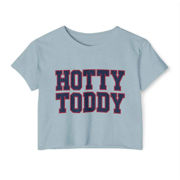 Women's Festival Crop Top - Hotty Toddy, Summer Tee, Concert Shirt, Party Top, Casual Wear, Gift for Her
